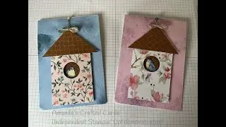 ACC68 Birdhouse card flight and airy