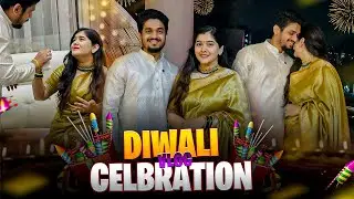 Diwali Celebration Vlog | Pahili Diwali | Couple Vlog ! 🪔