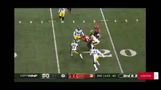 Ryan Finley to Tee Higgins for a fantastic play!! That's a nice way get some yards!! Nice play