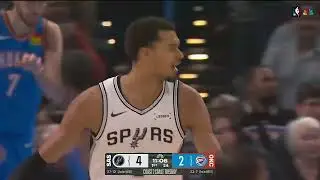 [Highlight] Victor Wembanyama Dunks on Chet Holmgren to Open Game vs Thunder