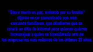 Homenaje al fallcimiento de Steave Jobs