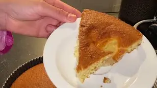 Recette facile: Gâteau au yaourt et quartier de poire