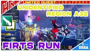 【PSO2NGS】Limited Quest:Unidentified Region A32(Firts Run)| Sl/Bo