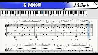 🌏G Minor J.S.Bach TUTORIAL ‎@BMCTHEBEST  #pianotutorial #bmcthebest #prepare #graduationparty