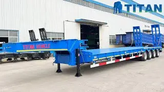 TITAN 4 Axle Low Bed Loader Trailer for Sale | What is difference between low bed and low loader?