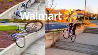 DESTROYING A WALMART BIKE IN 5 MINUTES!!!
