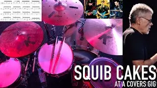 Playing DAVID GARIBALDI'S Squib Cakes Groove at a Covers Gig - with JEREMY BARNES