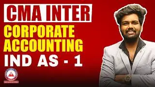 CMA Inter Dec 2025 - CO.ACCOUNTS Lec 01 IND AS | Vishwas Series Phase 2 | Success Batch 8