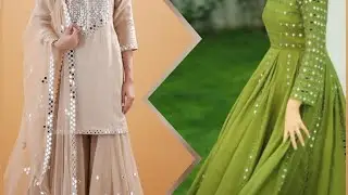 #LatestMirrorWork#fancymirrorwork2021.             Mirror Work Design //Eid & function wear design