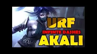 18 kills in 7 minutes | Akali hands down the most broken URF champion | League of Legends