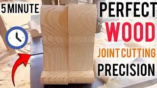 Perfect Wood Joint Cutting | Precision Woodworking Technique | DIY Wood Craft
