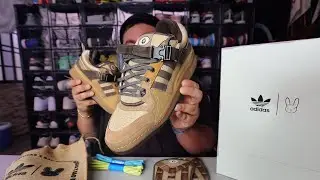 El par con más HYPE del Año 🔥 - Unboxing & On Feet Adidas Forum 84 x Bad Bunny 🐰