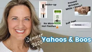 Favorites in Health & Beauty // Over 50 Woman // Two Foundations, Hot Flash Remedy, Amazing Pillow