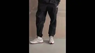 NIKE Sportswear Tracksuit Bottoms Track-Pants Men Shiny Black | Zalando