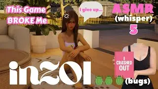 InZoi Gameplay ASMR &ndash; I Crashed Out From the BUGS&hellip; Then Made $6,000 🫨 | Rags to Riches 5