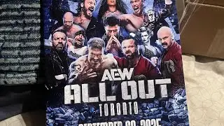 Aew all out 2025 unboxing 