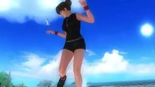 Leifang splashing in on the fun at Zack Island while in her Retro Outfit