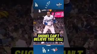 Shohei in Disbelief After Strikeout Call