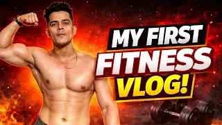 My First Fitness Vlog 😨. #vlog #shorts #fitness #gym 