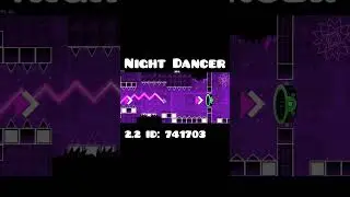 Geometry Dash Night Dancer Layout Experience #shorts