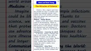 Essay on The Miracle of Science class 10 | important essay for board exams | #englishessay