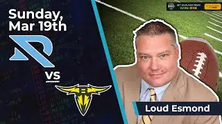 Free XFL Betting Pick: XFL San Antonio Brahmas Vs Arlington Renegades:| Loud Esmond | 3/19/23