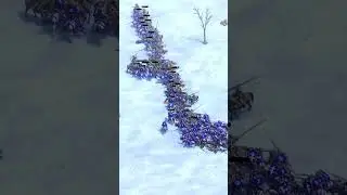Age of Empires II | 60 Leitis (Lithuanians) vs. 60 Coustillier (Burgundians) #aoe2 #unique #showdown