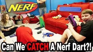 Can We CATCH A Nerf Dart?!?!