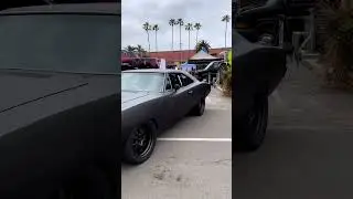 RM17 pulling into Fitech booth at Goodguys Del Mar! #1969 #charger #restomod