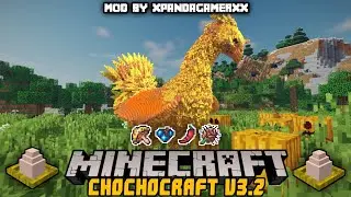 Chococraft V3.2 Addon Mcpe || More Chocobo Variant and More Items || Minecraft Bedrock Mod Showcase