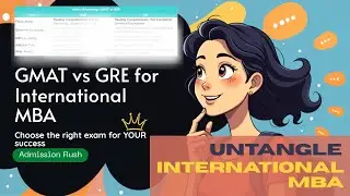 GMAT vs GRE for International MBA