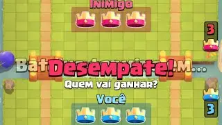 INACREDITÁVEL O QUE ACONTECEU NESSA PARTIDA DE CLASH ROYALE !!!
