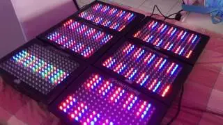 Test Chauvet Led Techno Strobe RGB DMX mode