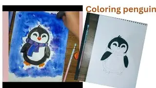 #viral shorts#coloring penguin #music