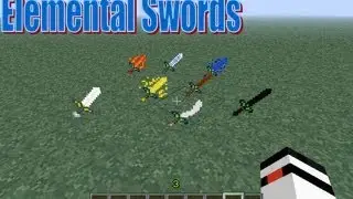 Minecraft Mod Showcase: Elemental Swords Mod