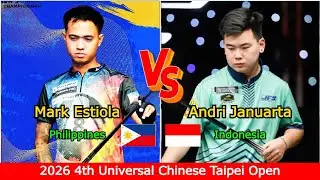 Mark Estiola 🆚️ Andri Januarta | 2026 4th Universal Chinese Taipei Open