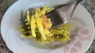 Trofie zucchine e zafferano ,ottime, veloci e facili