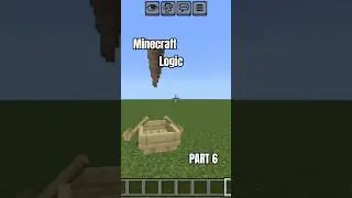 minecraft logic 🤣 #minecraft#shortsviral #shortvideos #minecraftlogic #mincrafthacks