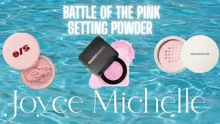 Battle of the Pink Setting Powder #onesizebeauty #hudabeauty #morphemakeup