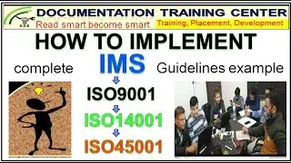 IMS, how to implement ISO9001, ISO14001, ISO45001 in Integration Management System