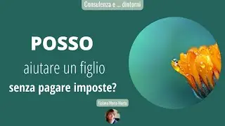 E' possibile aiutare un figlio senza pagare imposte e senza correre rischi di accertamento fiscale?