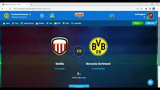 Online fussball manager.