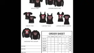 T Shirt Order Form Template Excel