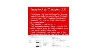 Imperio Auto Transport LLC