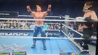 WWE 2k25 weekly towers week 48 match 1 AJ Styles & Cody Rhodes vs Shinsuke Nakamura & Sami Zayn 