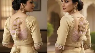 Model Blouse Neck Design | Blouse Back Neck Design | Cutting And Stitching Back Neck Blouse Design 