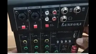 MIXER LUXSONA & SOUNDCARD V8 TUTORIAL