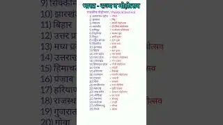 राज्य और मोहोत्सव | State and Festivals | 🔥Gk💯