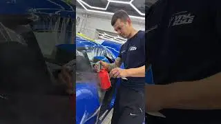 Оклейка Ford Mustang - глянцевой полиуретановой плёнкой