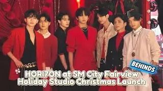 102525 (BEHINDS) HORI7ON at SM City Fairview Holiday Studio Christmas Launch
